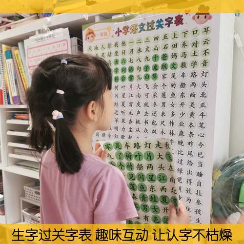 小学语文生字表识字表人教同步