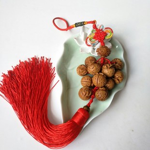 汽车桃木车挂件 野生桃核雕刻苹果平安果饰品 压惊招财来福保平安