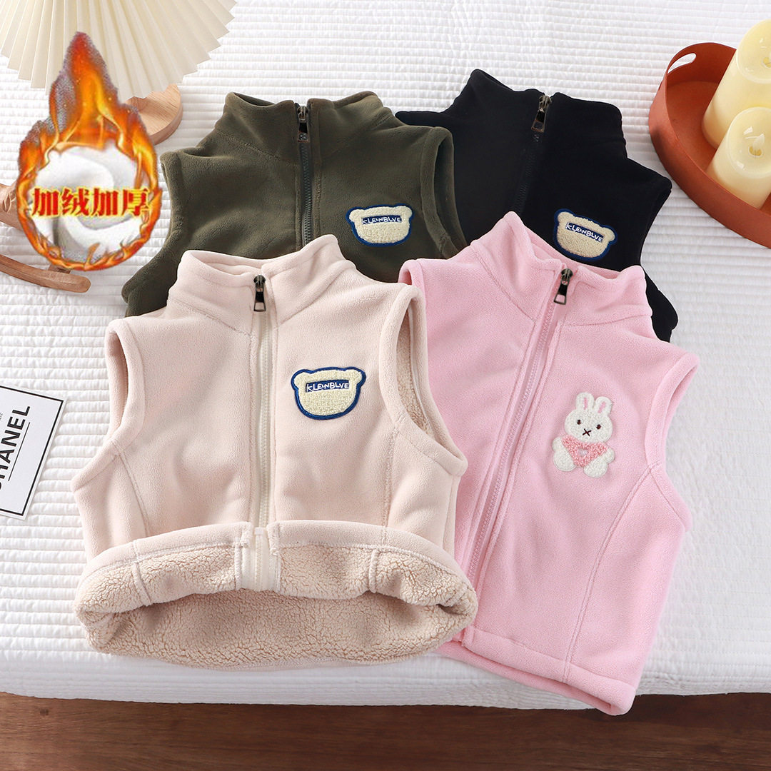 儿童马甲2025秋冬新款奥粒绒背心男女童保暖外穿柔软舒适坎肩开衫,童装/婴儿装/亲子装,马甲,淘宝优惠券,粉丝福利购,淘宝优惠卷
