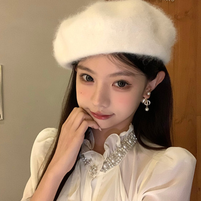 美貌出圈字母CD珍珠耳环女