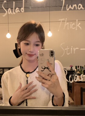 【蜜桃茶】气质千金 秋冬黑色丝绒大蝴蝶结发夹头饰女后脑勺发饰