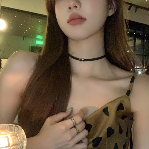 peachteaCD字母choker