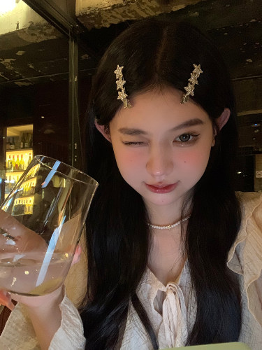 peachtea闪闪星星鸭嘴夹