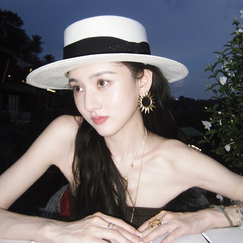 宋祖儿同款金色太阳花耳环