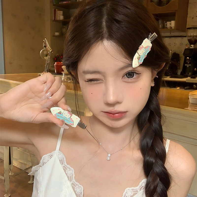 甜心可可立体kitty猫无痕发夹