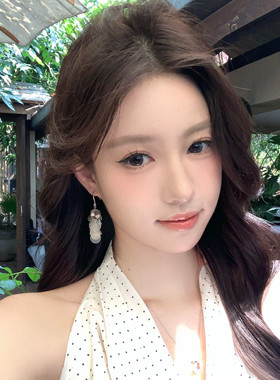 【蜜桃茶】白月光信笺 夏日度假风贝壳流苏耳环海边氛围感耳饰女