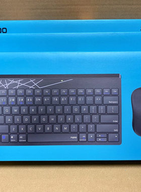 雷柏8000GT蓝牙无线鼠标键盘手机平板工业数控工业级88键笔记本