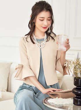新款小外套短款开衫女装春秋季礼服外搭小西装旗袍披肩上衣88551