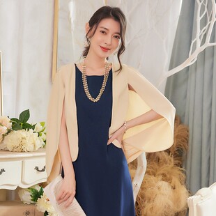 新款短款小外套开衫女士斗蓬式婚礼宴会披肩春秋天旗袍外搭88506