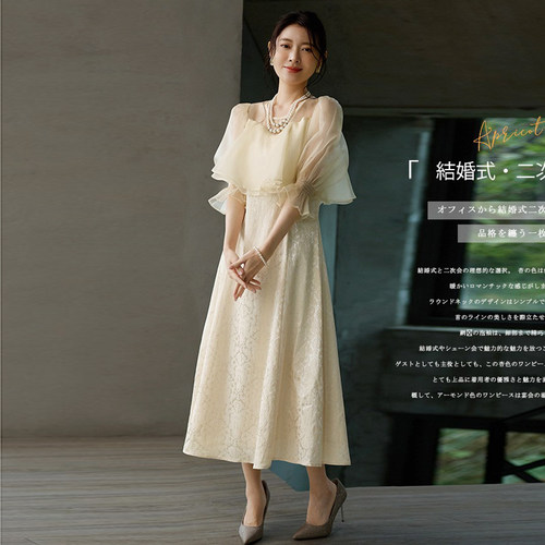 夏季连衣裙子仙女风A字裙欧根纱长款小礼服裙女士优雅长裙子88809