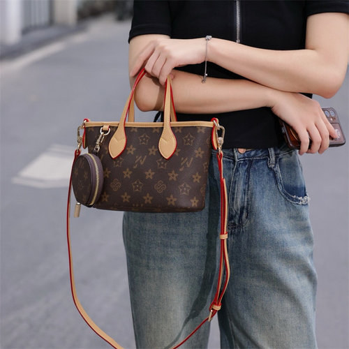 复古菜篮子包优草坊手提斜跨