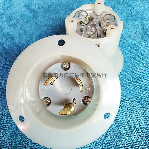 美规NEAM L6-30 30A250V3P UL法兰安装插头J-519台湾嵘光OLYMPIA - 封面
