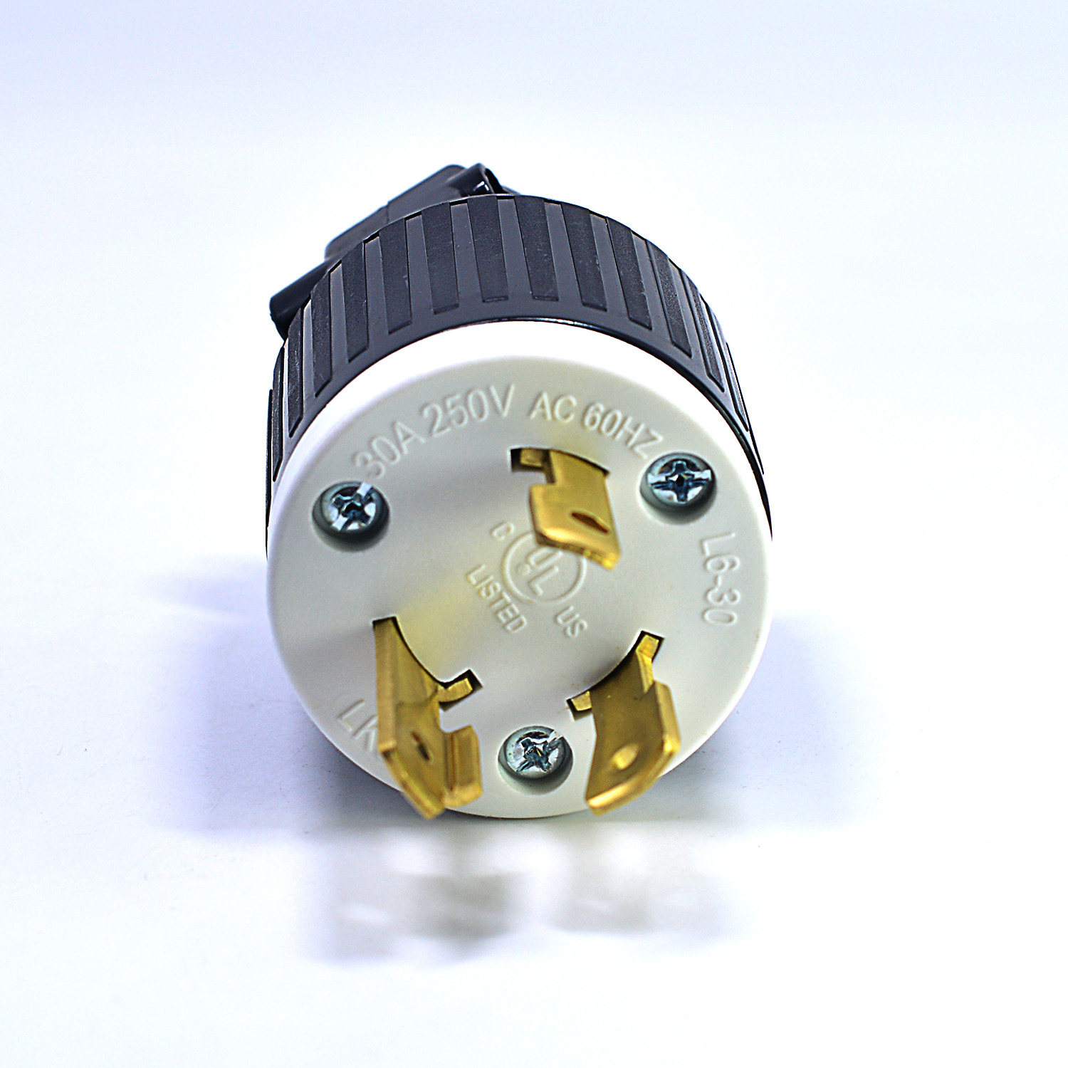 中国台湾产LKEW隆光美规插头NEMA L6-30P LK6332 UL新版加厚款30A