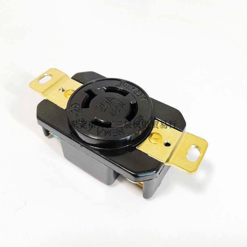 L16-20RLK2424暗装塑胶台湾插头