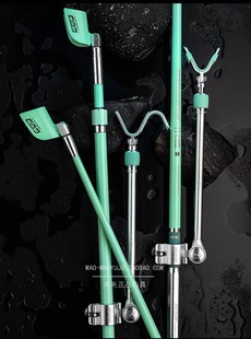 威宝莱天青休闲野钓支架碳素超轻超硬台钓鱼竿炮台支架大物杆支架