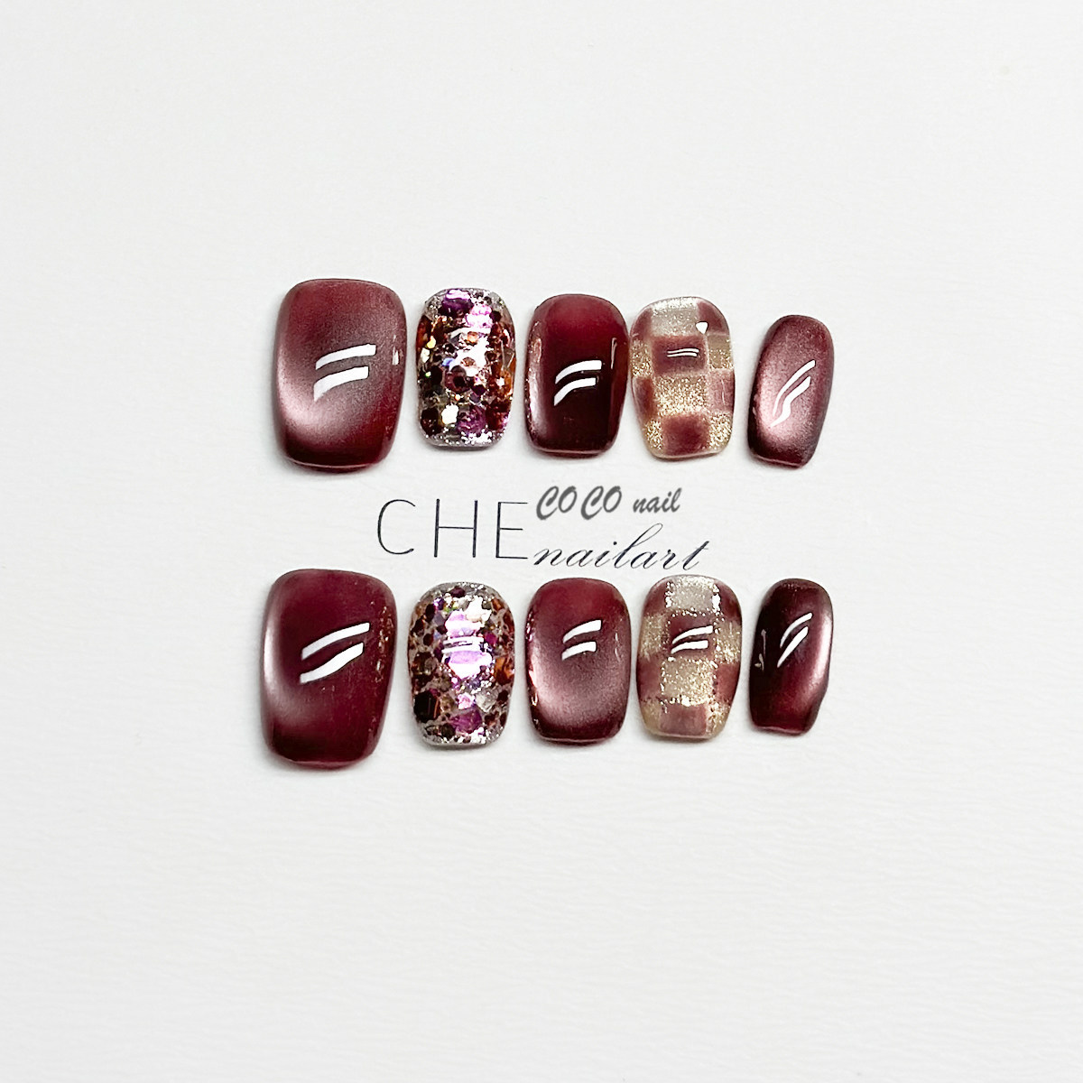 2025新年款手工美甲穿戴甲