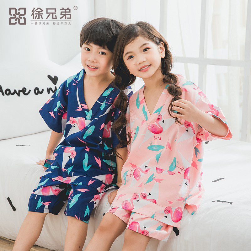 儿童汗蒸服男童纯棉卡通图案可爱图片