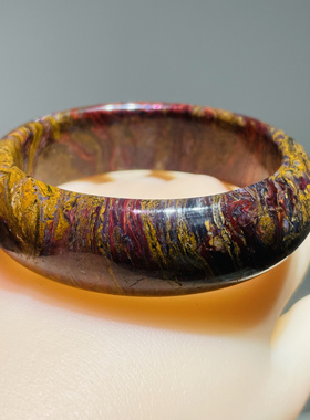 纯天然彼得石手镯 轮胎镯 一物一图