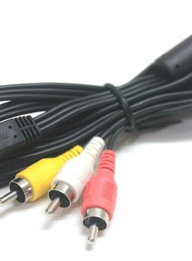 适用于佳能EOS 7D60D 500D 550D 600D 立体声视频线AVC-DC400ST