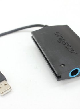 原装SingStar SCEH-0001 USB麦克风适配器PS2 PS3麦克风转换器