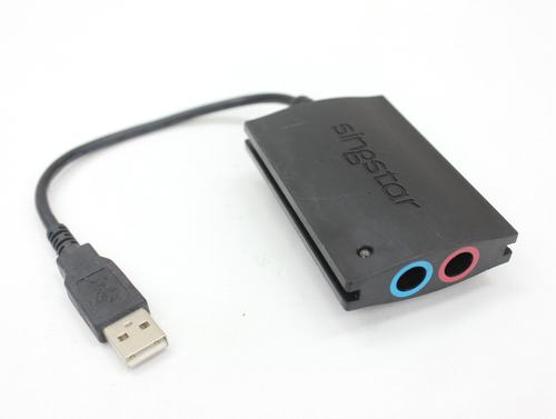原装SingStar SCEH-0001 USB麦克风适配器PS2 PS3麦克风转换器