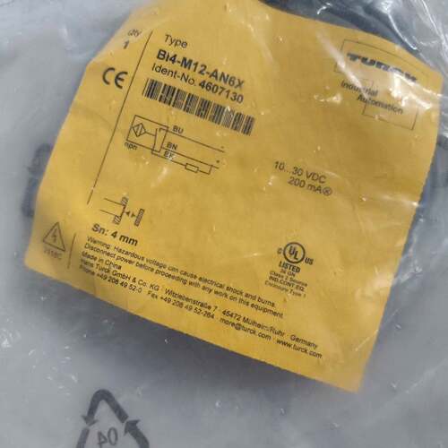 可维修BI4-M12-AN6X，46071，未拆封图尔克接近开关