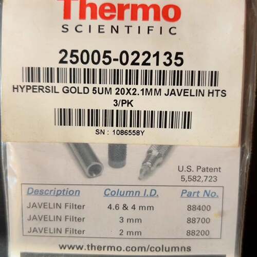 可维修Hypersil Gold， 25，【保护柱】赛默飞保护柱货号