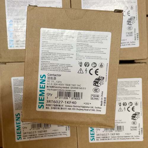 可维修3RT6027-1KF40，西门子接触器正品