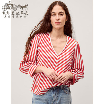 英国Monsoon代购女装衬衫上衣