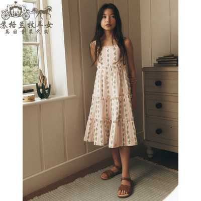 英国童装代购女童新款连衣裙子