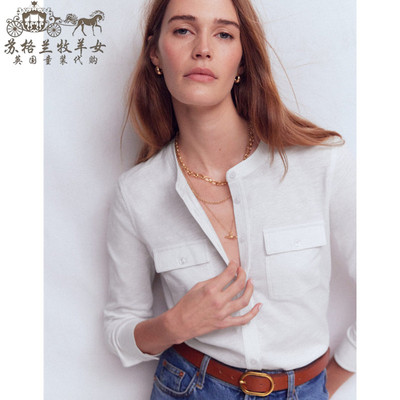 英国Boden女装购长袖衬衫上衣
