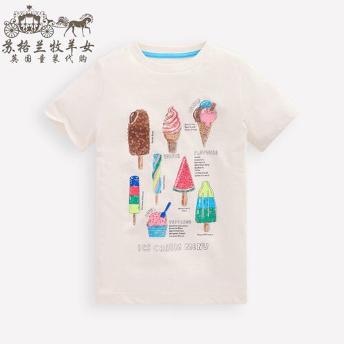 英国代购男童boden新款T恤上衣