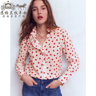 英国Boden女装购长袖衬衫上衣