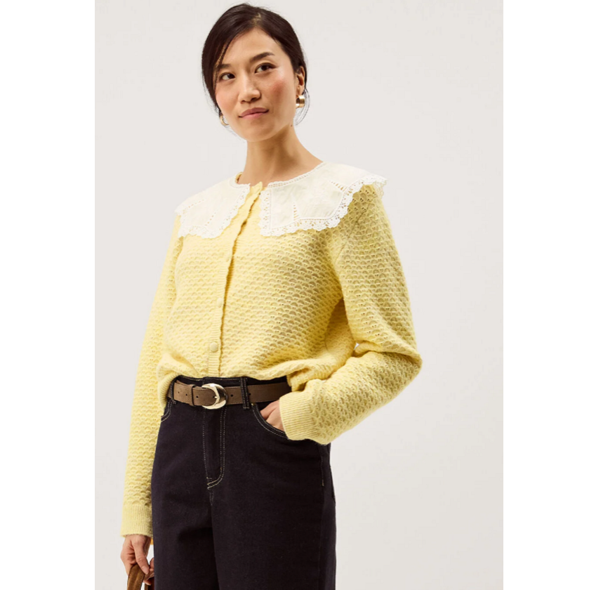 英国Monsoon代购 女装26春新款 黄色绣花娃娃领长袖毛衣针织开衫,女装/女士精品,毛衣,淘宝优惠券,粉丝福利购,淘宝优惠卷