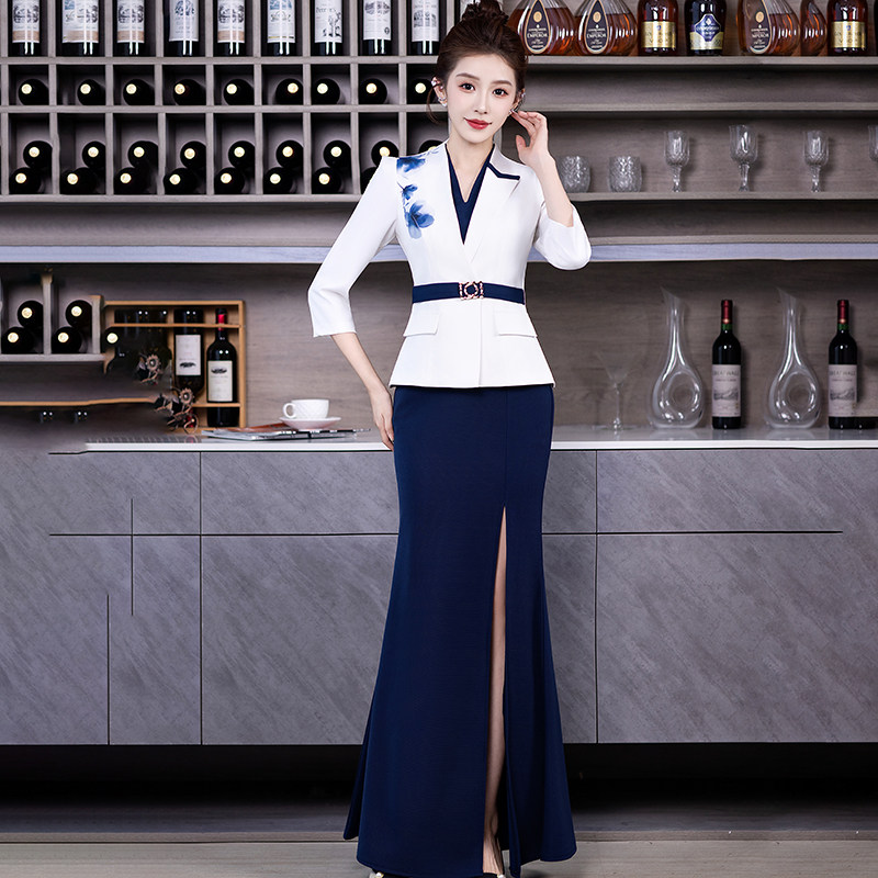 新款KTV公主服酒店会所修身制服