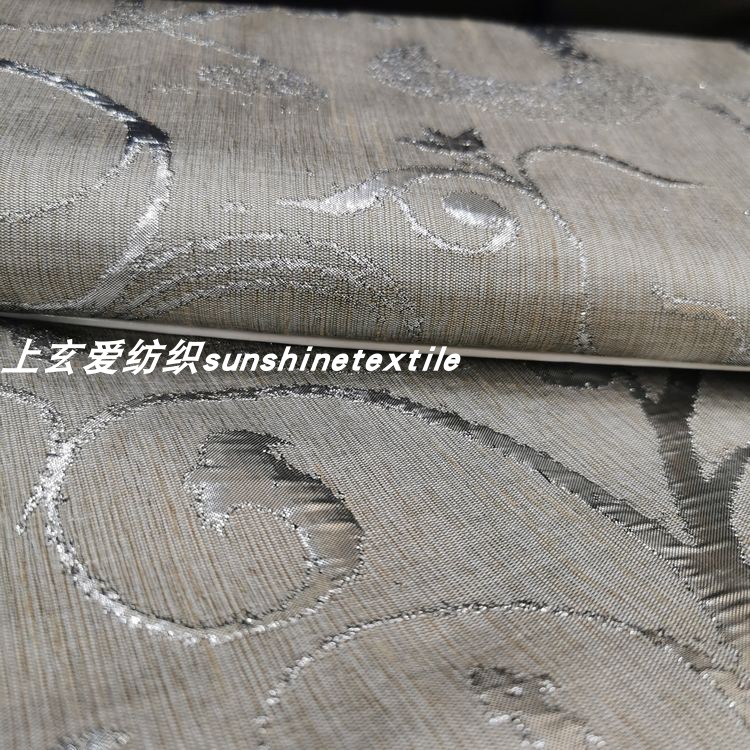 银灰色高精密不起球抱枕装饰布图片