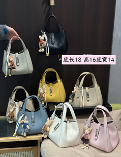 康泰娜小号手提锁扣子母女包2026新款时尚时尚高级洋气通勤斜挎包