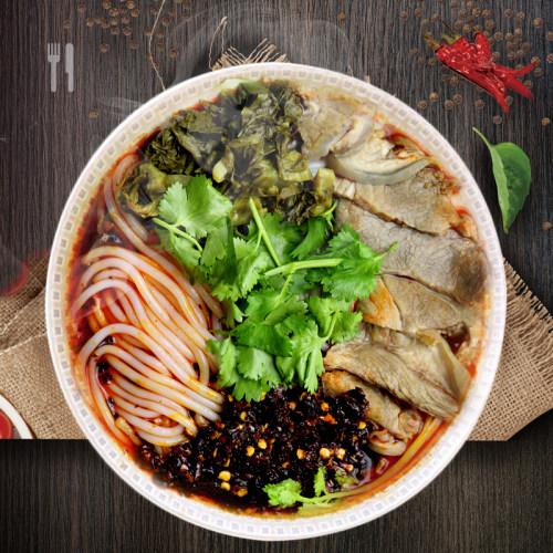 六盘水羊肉粉早餐小吃方便速食