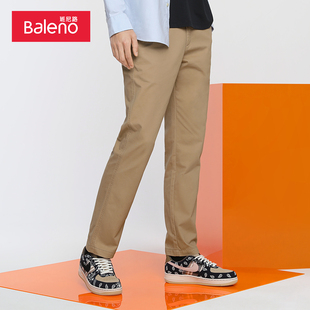 通勤直筒黑色裤 班尼路 男长裤 纯棉休闲裤 子男88042021 2020新款