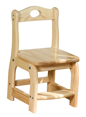 卓岚家用实木小椅子靠背椅儿童写字椅学习座椅简约换鞋矮脚方板凳