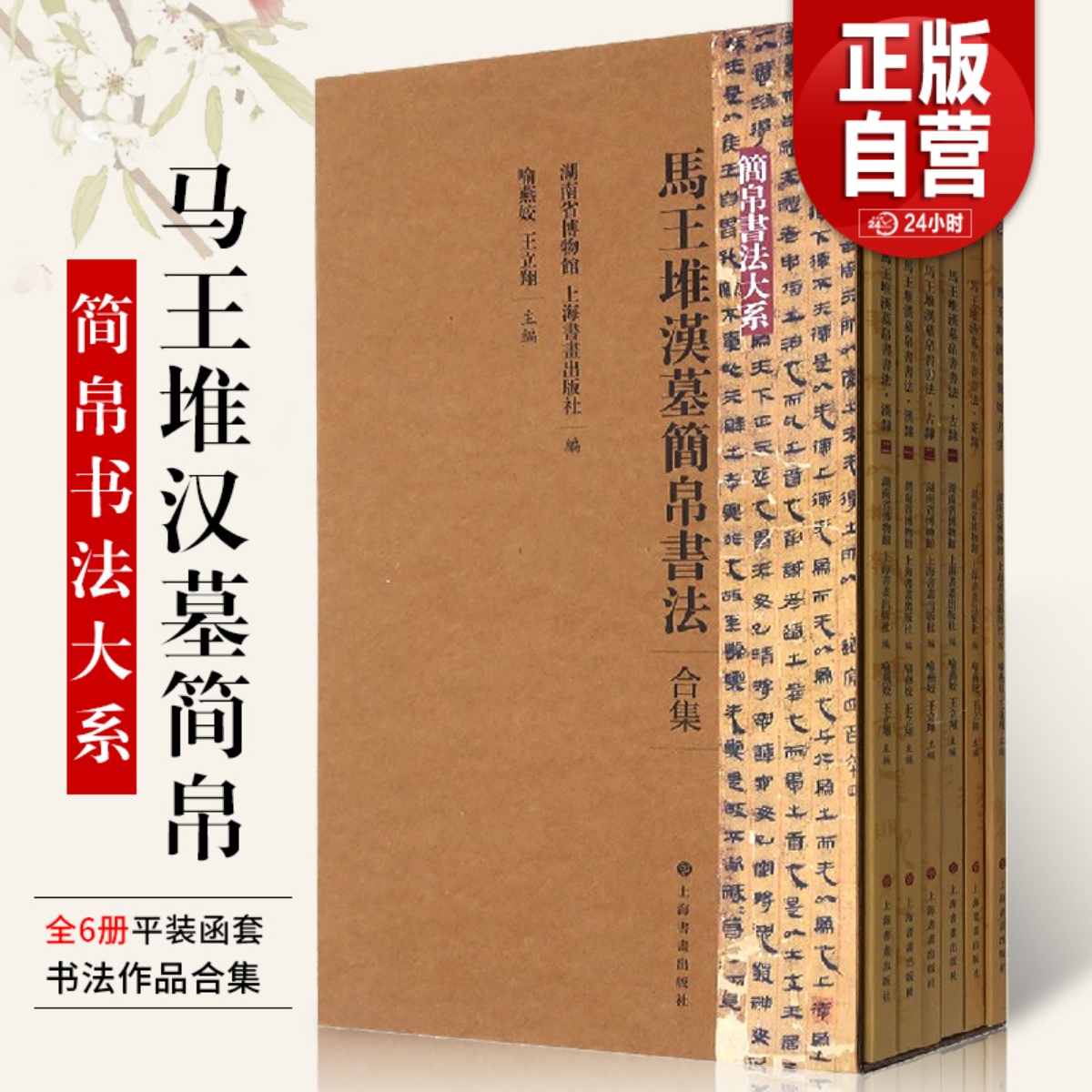 简帛书法大系6册 马王堆汉墓帛书书法大系简牍书法 篆刻书法爱好者临习临摹中国古代名家毛笔软笔竹简文书法练字帖 上海书画出版社 书籍/杂志/报纸 书法/篆刻/字帖书籍 原图主图