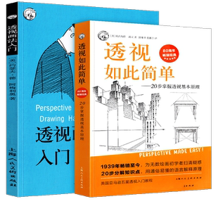 透视如此简单/透视画法入门约瑟夫·德·阿梅利奥/西方经典美术技法译丛 20步掌握透视基本原理 绘画美术技法直击诀窍 透视学书