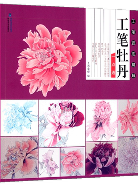 工笔牡丹一点通 工笔技法精解 刘金保绘 工笔花鸟画扇面临摹鉴赏专业美术爱好者绘画技法画法 中国画绘画初学者入门基础知识图书籍