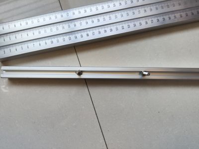 气泡砖轻质切砖机切割机砌砖机尺子直尺管尺通用型铝合金激光刻度