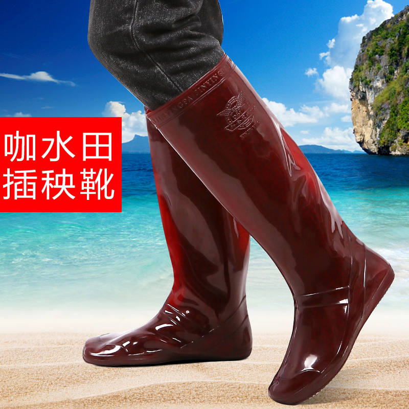 防水软胶春夏轻便插秧鞋