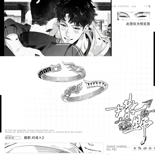 撒野蒋丞顾飞对戒小说周边