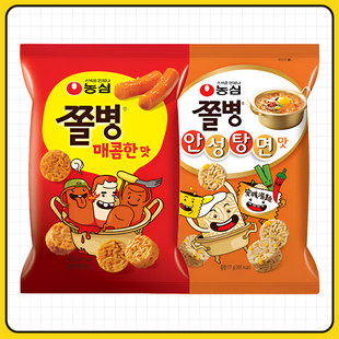 农心兵卒一口脆82g韩国进口零食干脆面安城辣粘糕口味