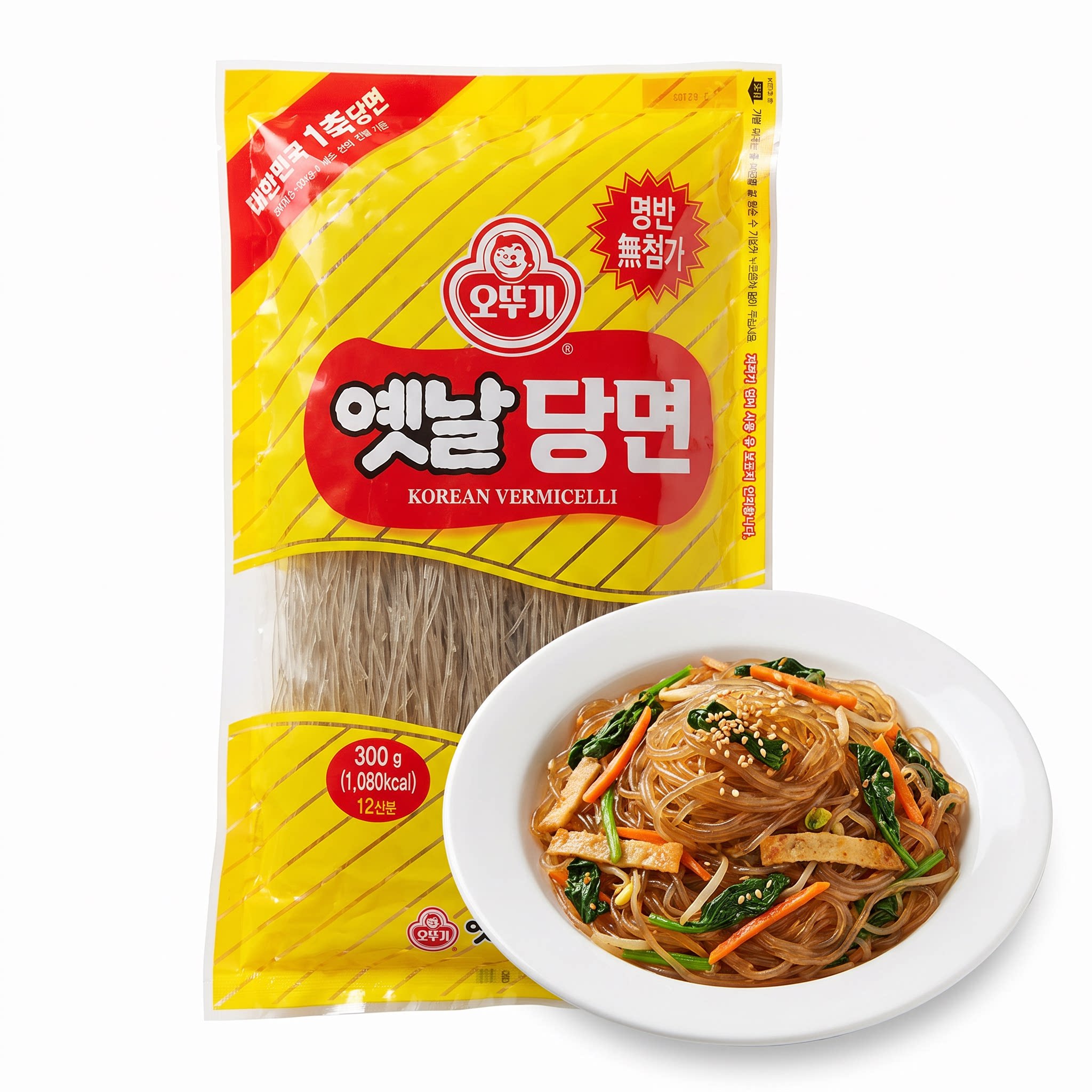 不倒翁粉条300g韩国进口传统粉丝韩式料理炒菜拌凉菜杂菜