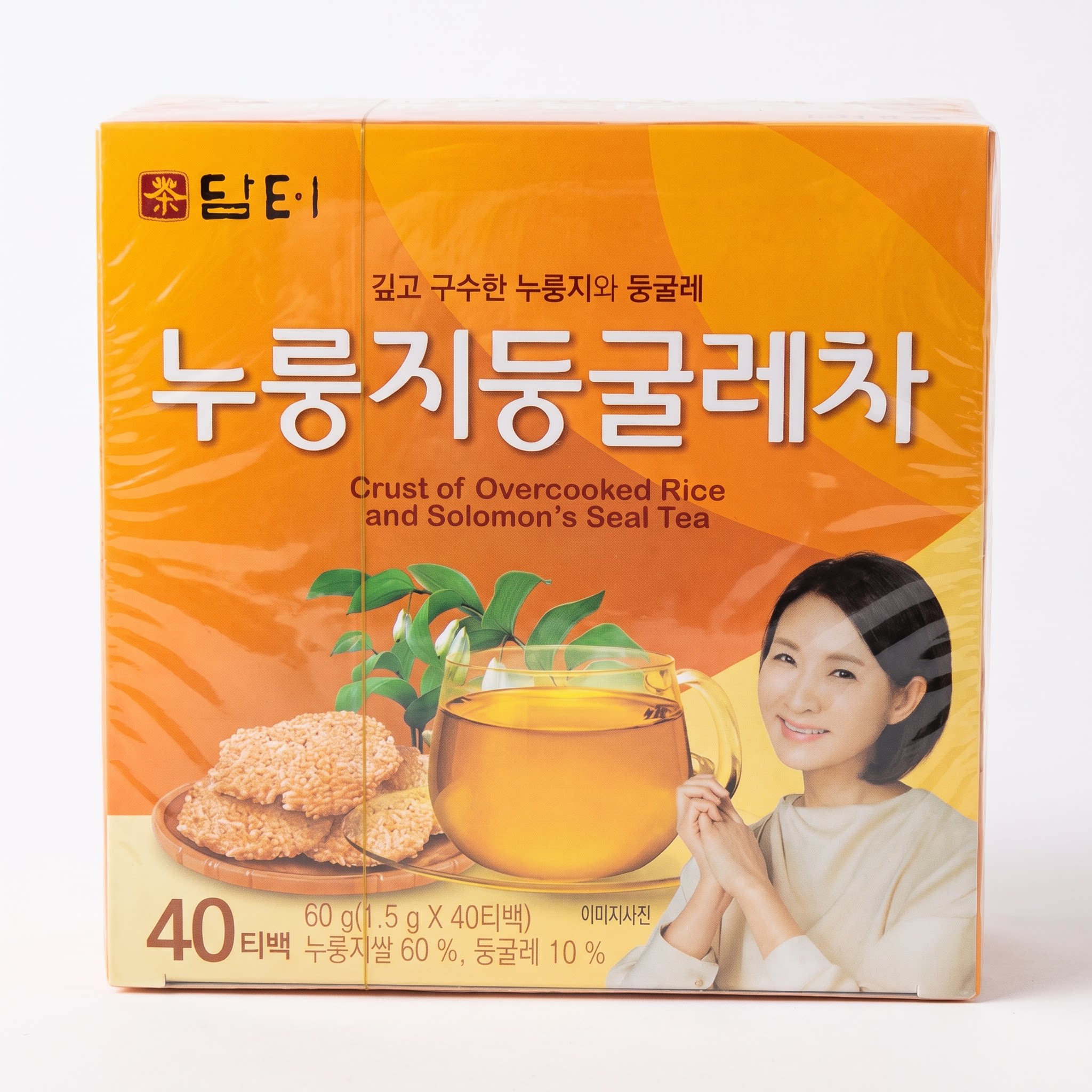 包邮丹特锅巴玉竹混合茶韩国进口60克40小袋
