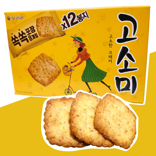 好丽友高笑美饼干216g大包装韩国